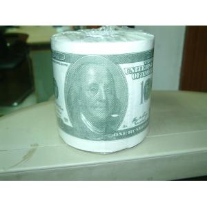Quality US dollar printed toilet paper roll for sale