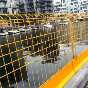 Adjustable-height Edge Protection Barrier with Quick-install Clamp System