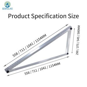 Aluminum Alloy Solar Panel Tripod Foldable Photovoltaic Bracket