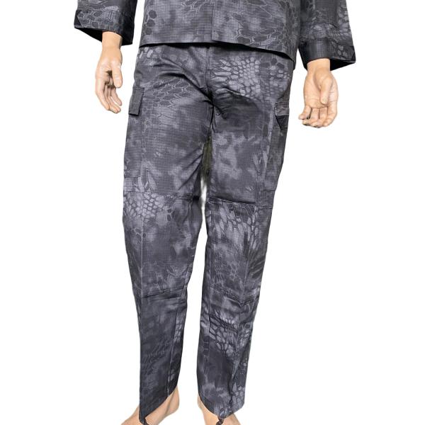 ACU Military Uniform Set Tactical Black Camo Uniform Set Durable Combat Outdoor Apparel