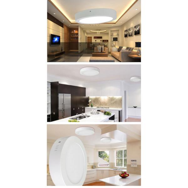 Ceiling mount 6w 12W 18w Round LED Flat Panel Lighting 2700-6500K 100-240/277V AC