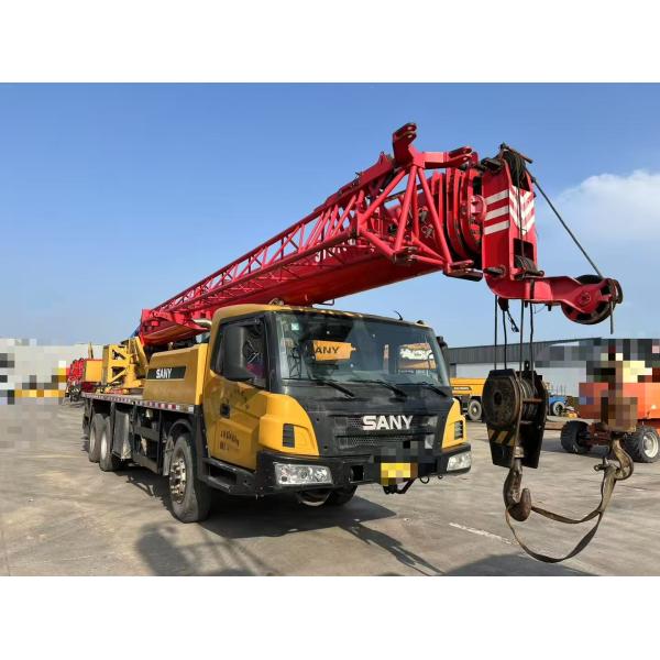 Buy 2019 SANY Used 16T Fully hydraulic truck crane lifting machinery at wholesale prices