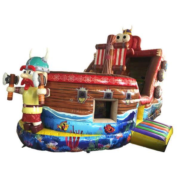 Buy Durable Inflatable Pirate Boat / Commercial Inflatable Pirate Boat Family Use at wholesale prices
