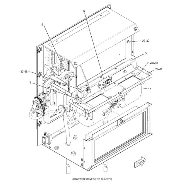 342-8127 3428127 Coil AS-Evaporator Excavator Spare Parts For C13 C15