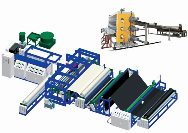 Geomembrane Extrusion Line for Landfills, Tunnels and Water Treatment Projects