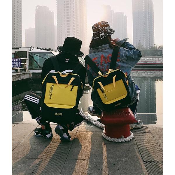 Fashion casual hip-hop style color tidal students bag backpack factory outlet