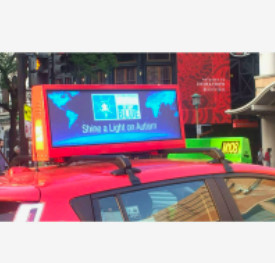 IP65 Outdoor Advertising Taxi Top Led Display 4g Wifi P2.5 P3 P4 P5