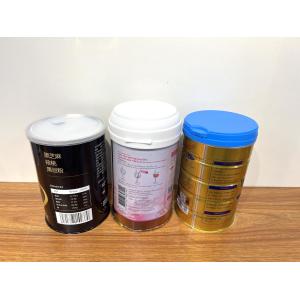 Customized Embossed Tin Cans With CMYK / Pantone Printing