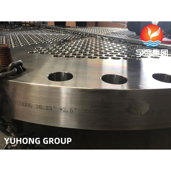 Stainless Steel Heat Exchanger Parts A182 F304 F316L Tubesheet Baffle Plate