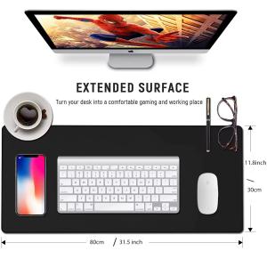 ESD Anti Fatigue PU Desk Pads Non Slip PU Polo Mouse Desk Mats Gaming