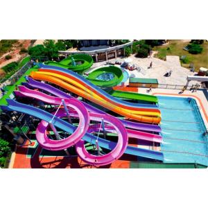OEM Amuse Water Park Kids Playground Rides Fiberglass Pool Slides