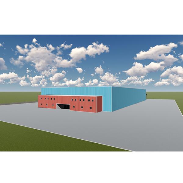 Steel Structures 1000 Square Meter Warehouse Built Pre Fabricated Building Metal Building Kit Steel Structure Warehouse