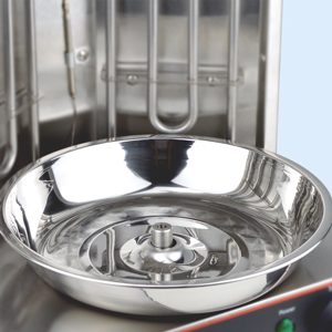 2 Burners Electric Vertical Rotisserie Chicken Broiler for Automatic Meat Production