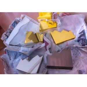 Transparent Crystal Custom Trophy Cup / Acrylic Awards With Printed Logo