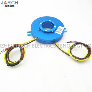 18circuits 25mm Thickness through No hole Flat Slip Ring For Rotary table