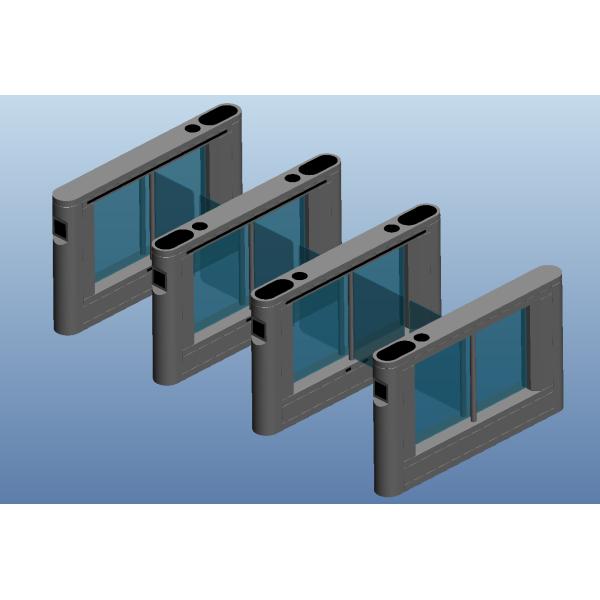 Metro Subway Station SS316 900mm QR Code Turnstile