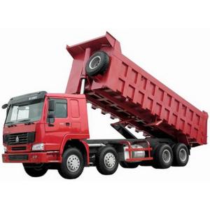 China CNHTC 8X4 tipper truck With 371 HP Engine 60 tons Loading Capacity and good transmission on sale