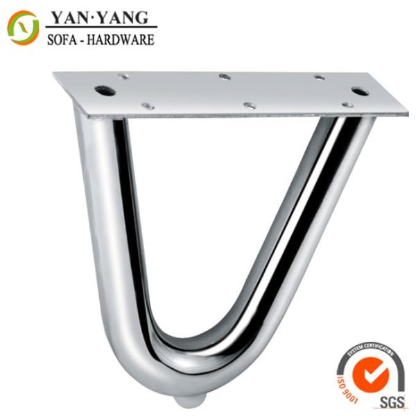 Buy 10cm high furniture leg iron metal modern V shaped sofa feet SL-132 at wholesale prices