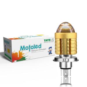 P15D H6M Motorbike Headlight Bulb Dual Color Led H4 Motorcycle Bulb