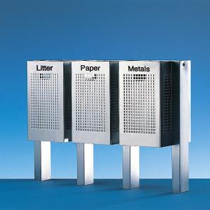 L385W520H890mm 40L Galvanized Steel Trash Can With Pop Up Lid