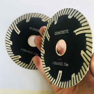 30CrMo 105mm Turbo Diamond Saw Blades Hot Press Sintered For Concrete