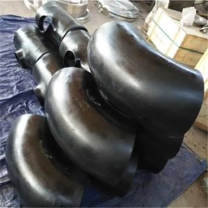 90 Degree Black Petroleum Carbon Steel Elbow Fittings Astm