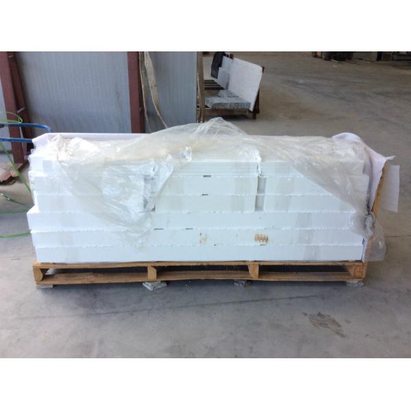 Buy White Engineered Quartz Stone Countertops Solid Surface Thickness 2cm 3cm at wholesale prices