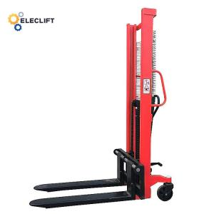 Lifting Height 1800mm Electric Manual Pallet Stacker 1550*550*1450mm