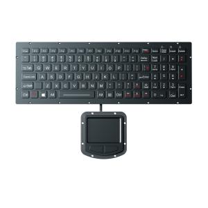 Ultra Thin Ruggedized Keyboard With Sealed Touchpad And Military Grade PCB