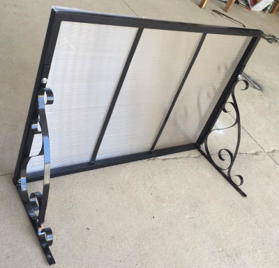 W150cm Polycarbonate Porch Canopy For Office Buildings