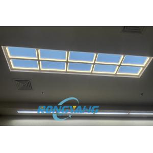 China Ultra-Slim 36mm Smart Sky Panel Light 160W Seamless Ambient Glow LED Skylight Panel on sale