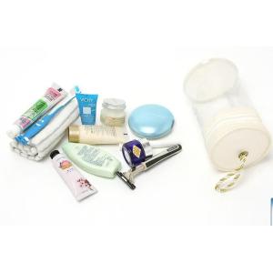 clear pvc round cosmetic gift bag