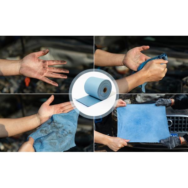 Customized Sized high strong Non Woven Cloths With High Oil And Water Absorbency Jumbo Industrial Wipes