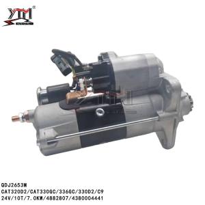 QDJ2653M 24V 10T 7.0KW CAT320D2 CAT330GC 336GC 330D2 C9 STARTER MOTOR 4882807