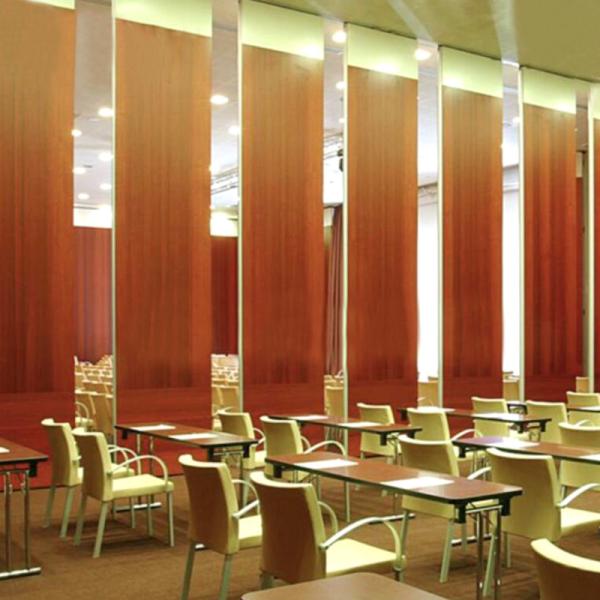 Interior Decoration Sliding Folding Room Partition Walls With Melamine Finish