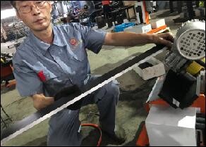 High Efficiency Handheld Chamfering Machine Smooth Finish Stable Operation