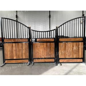 China Black Powder Coated Galvanised Horse Stable Box on sale