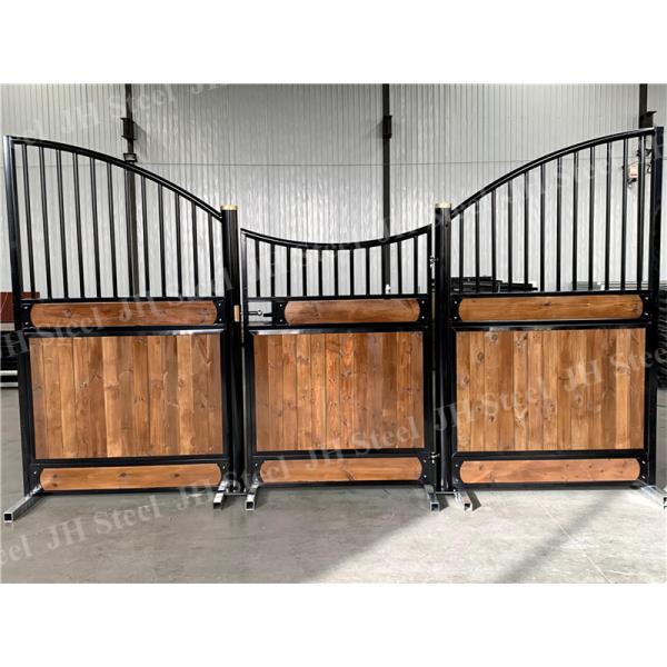 Buy Black Powder Coated Galvanised Horse Stable Box at wholesale prices