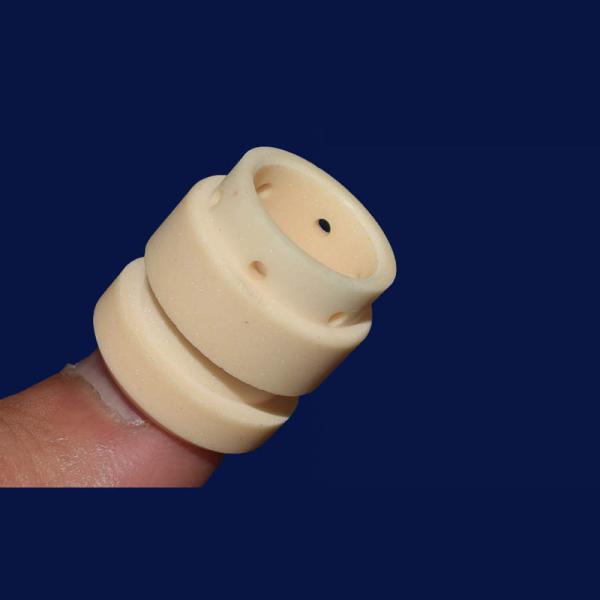 High Temperature Refractory Machining Ceramic Parts Bushing Ring Sleeveing Refining Industrial Equipment