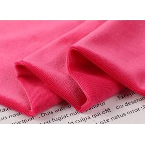 Stretch Sofa Velvet Upholstery Fabric 75D Plain Dyed