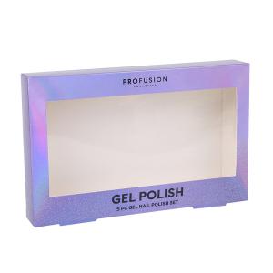 Holographic Iridescent Foil Packaging Box With Custom Design / Logo