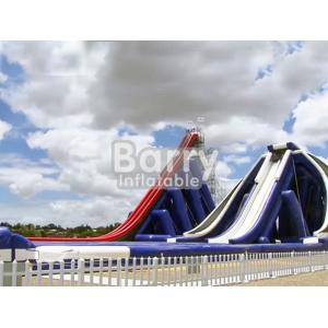 0.55mm PVC Commercial Grade Giant Inflatable Slide Easy Setup For Outdoor