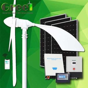 1KW 3 Phase AC Solar Hybrid Wind Turbine For Rooftop