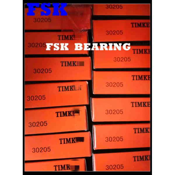 30205 J2/Q Tapered Roller Bearings Cup & Cone For Agriculture And Mining Industries