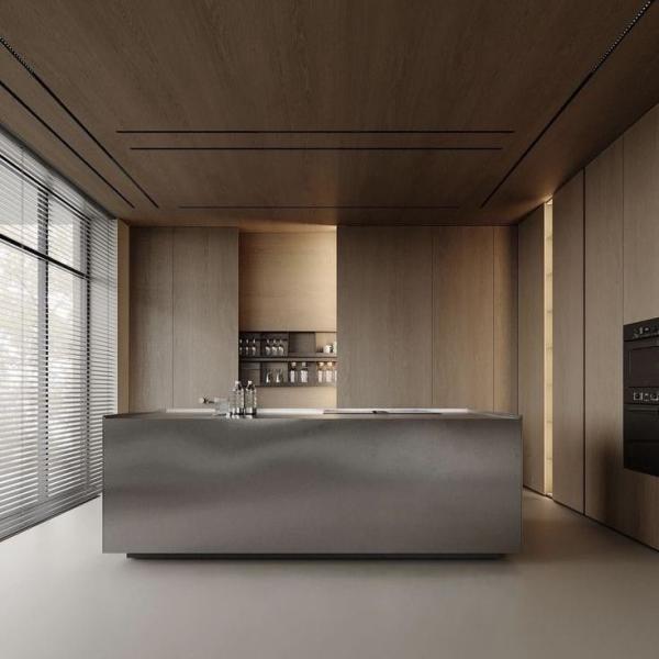 Automatic Modern Luxury Designs Complete Kitchen Furniture Aluminium Drawer