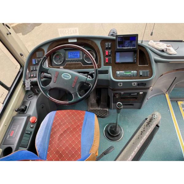 Current New Arrival Used Higer KLQ6115 Coach Bus 51 Seats Diesel Engine Used Bus Half Yuchai Run Good