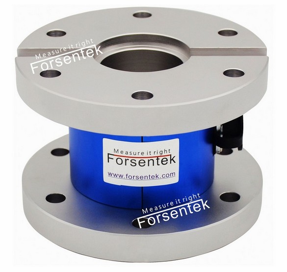 Hollow Flanged Reaction Torque Transducer 0-1000Nm Hollow reaction torque sensor