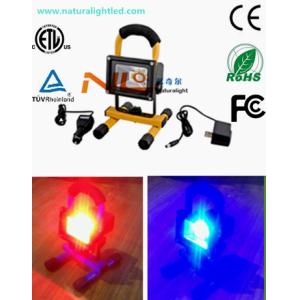 Quality Portable rechargeable RGB led flood light for sale