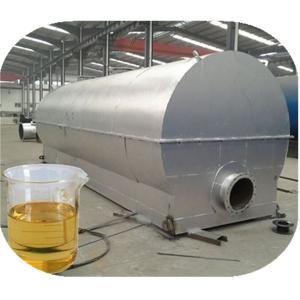Quality 10TPD 10T 10 ton per day Tyre Pyrolysis Oil to Diesel Waste Oil Distillation Plant for sale