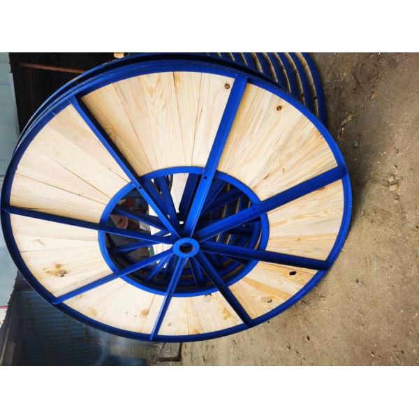 Buy Empty Big Wooden Cable Reel Wood Cable Spool ISPM-15 Certified at wholesale prices